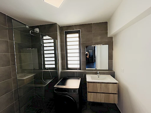 Appartement T2 neuf pour investir à La Saline Les Bains avec vue mer et garage